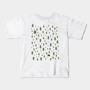 Snowy Seclusion Kids T-Shirt